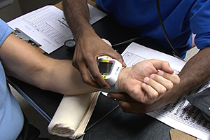 Blood pressure monitor lab-testing