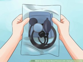 Image titled Check Your Blood Pressure with a Sphygmomanometer Step 1