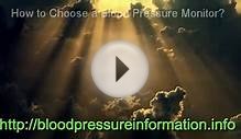Choose a Blood Pressure Monitor