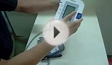 How to use Omron Blood pressure monitor at
