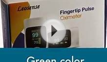 Leosense fingertip pulse oximeter and heart rate monitor