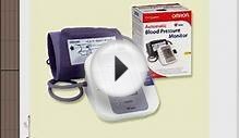 Omron HEM 712CLC Digital Blood Pressure Monitor-Large Cuff