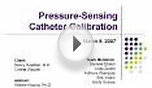 Pressure-Sensing Catheter Calibration